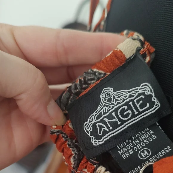 Angie Rust and Gray Sundress Size Medium - Picture 6 of 6